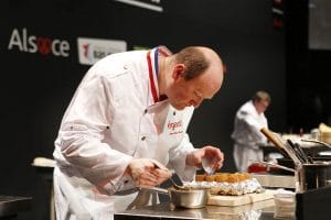 Jean-Paul Bostoen cusinier de l'Auberge de l'ILL Séquence Meilleur Ouvrier de France