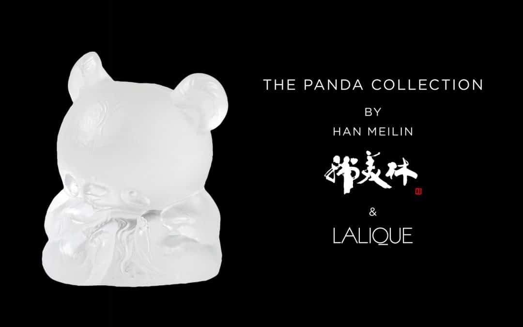 Panda cristal Lalique Art & Han Meilin