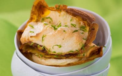 Crêpes soufflées au citron vert