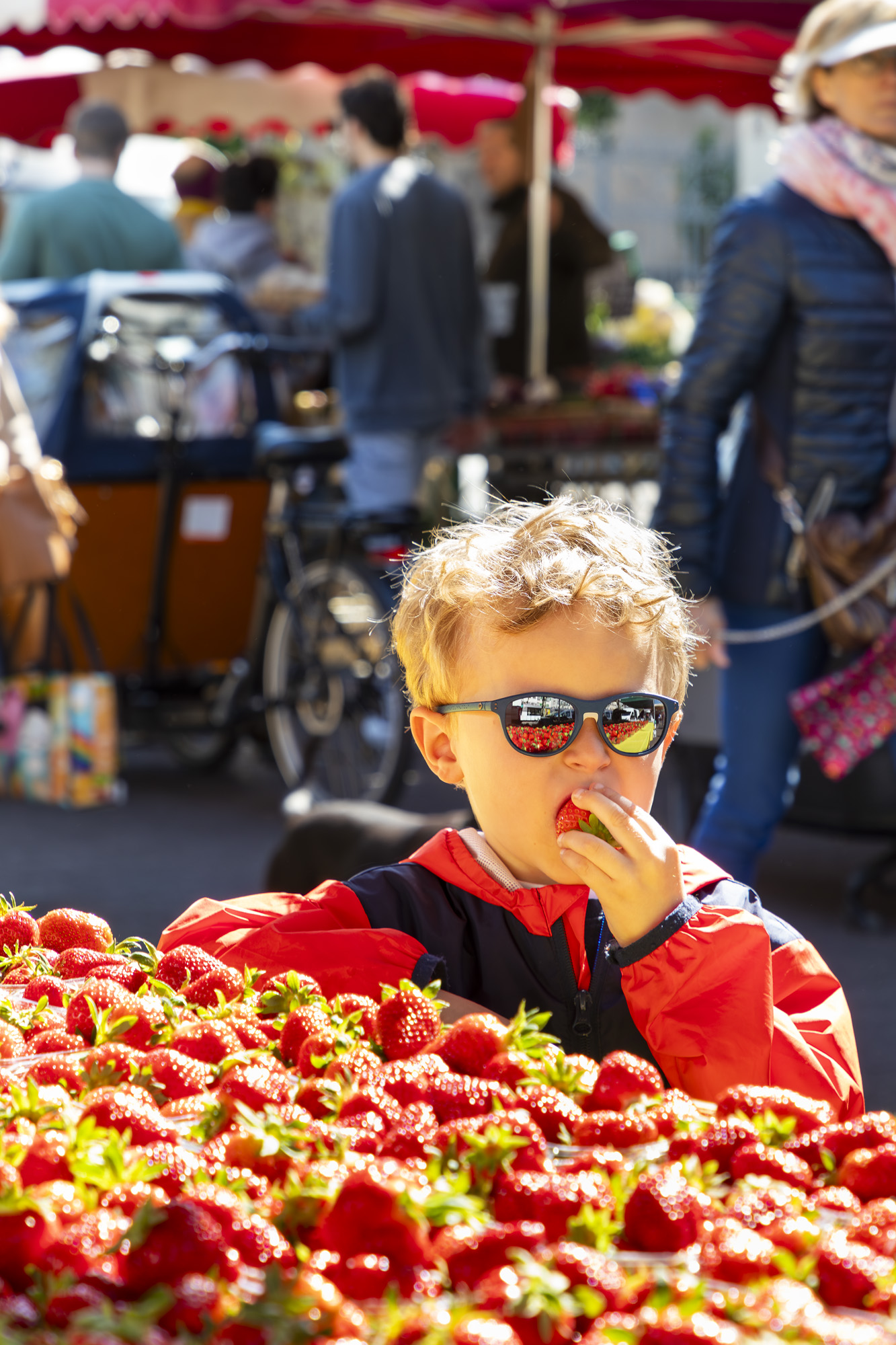 Jour de marché au salon de la photo