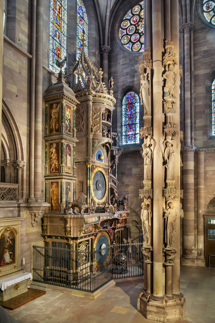 horloge astronomique de Strasbourg et pilier des Anges